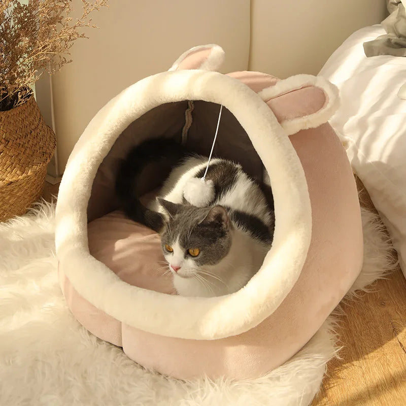 CozyKit™ Deep Sleep Cartoon Cat Cave