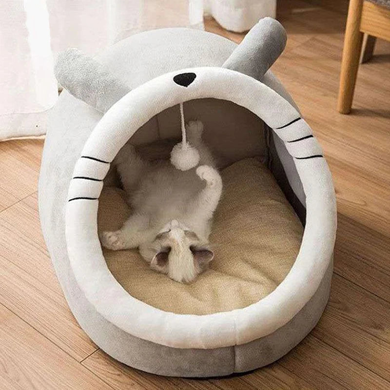 CozyKit™ Deep Sleep Cartoon Cat Cave