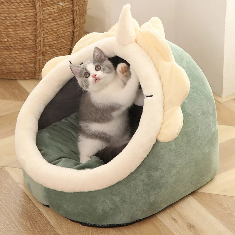 CozyKit™ Deep Sleep Cartoon Cat Cave